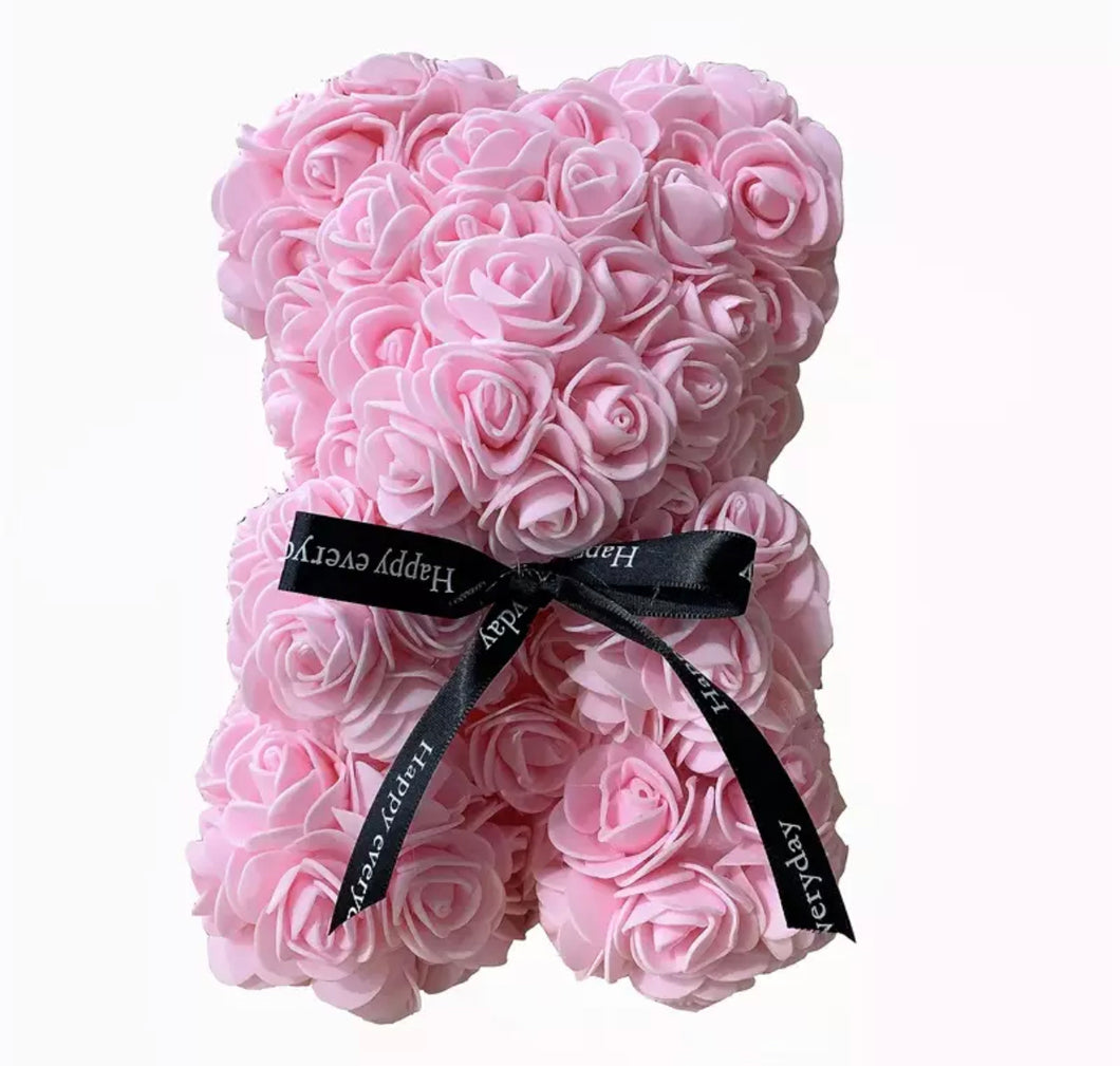 DELUXE BÄR SITZEND CA. 25CM ROSA